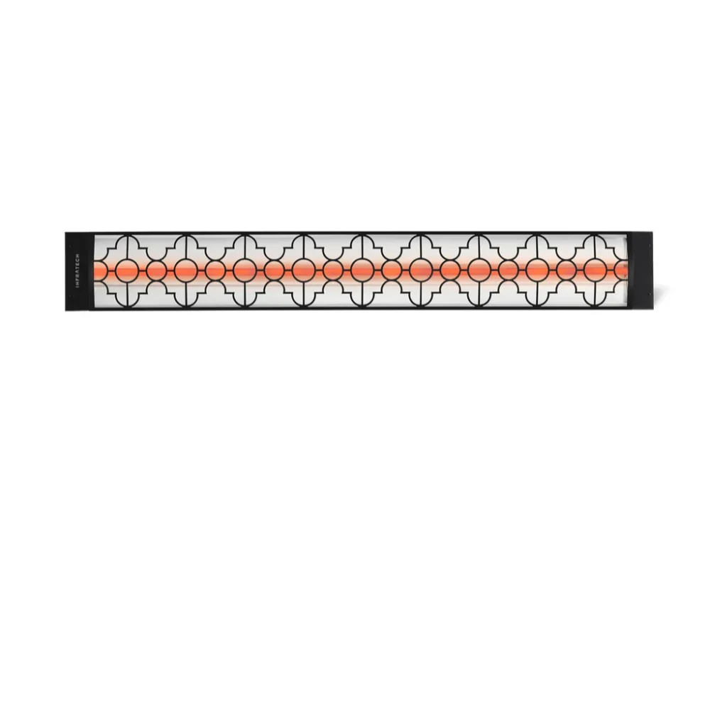 Infratech C Series Single Element with Mediterranean Motif C2024 2000 Watts 240V 8.33 Amps Infrared Electric Patio Heater 39 x 8.19 x 2.5 in. - 21-3015 - Image 7