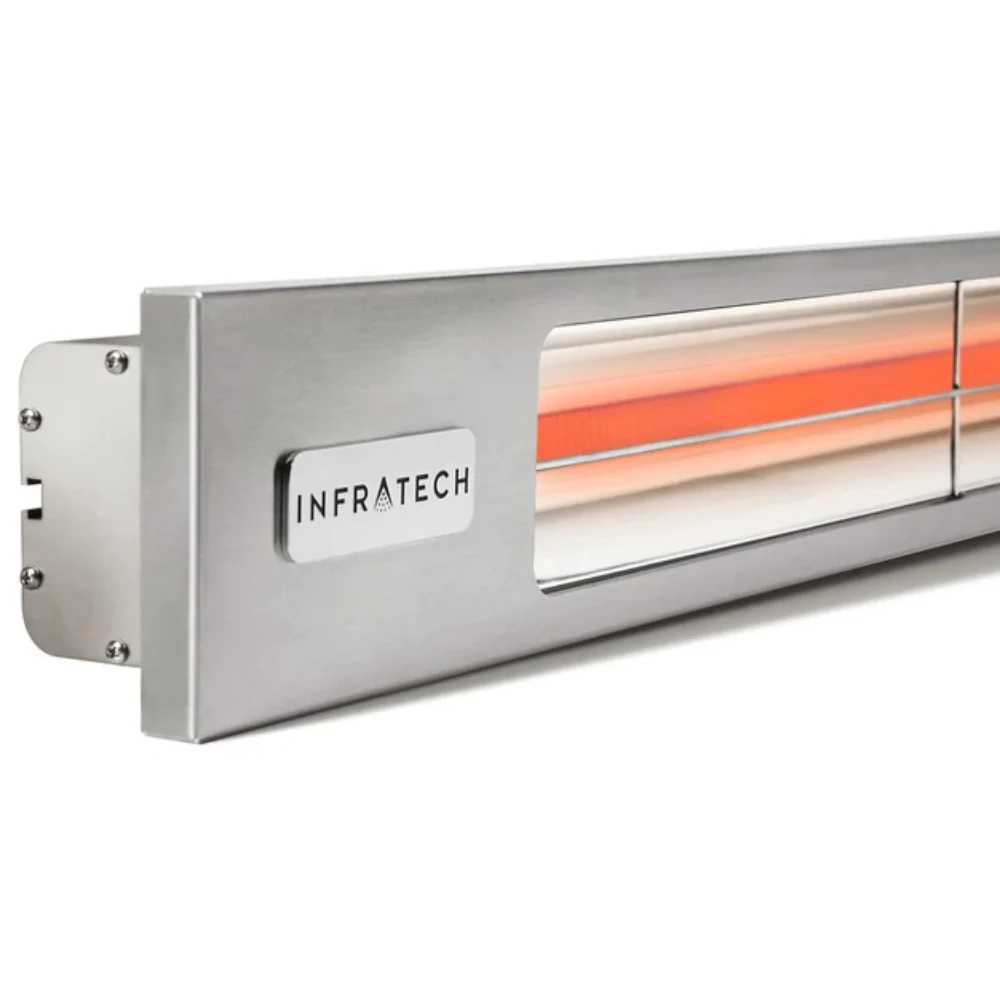 Infratech Slimline Series Single Element SL2424 2400 Watts 240V 10 Amps Infrared Electric Patio Heater 42.5 x 4.75 x 3 in. - 21-5000 - Image 7