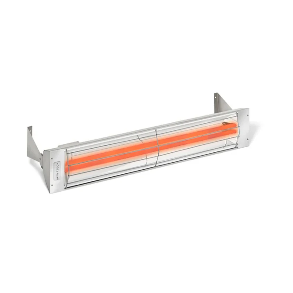 Infratech WD Series Dual Element WD3027 3000 Watts 277V 11 Amps Infrared Electric Patio Heater 33 x 8 x 3 in. - 21-2030 - Image 2