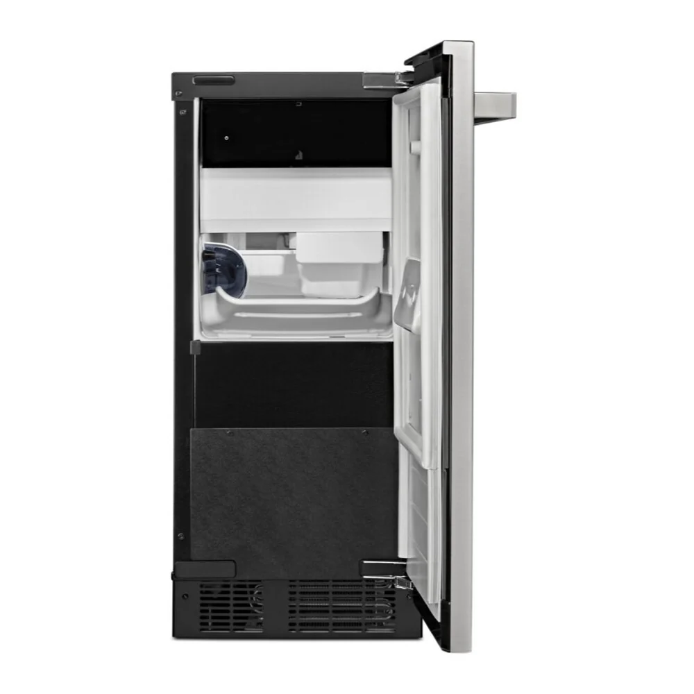 JennAir 15 inch Undercounter Ice Machine with Articulating Hinge, Gravity Drain, Max Ice Option, 25 lb. Storage Capacity, in Panel Ready, JUIFN15HX - Image 3