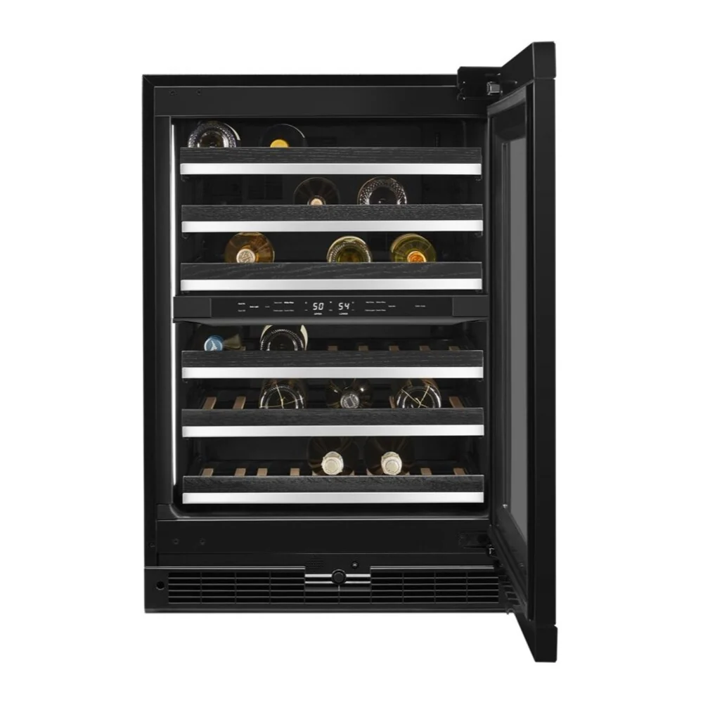 JennAir 24 inch Built-In Undercounter Wine Cellar with 45 Bottle Capacity, Independent Temperature Zones in Panel Ready, JUWF*242HX - Image 4