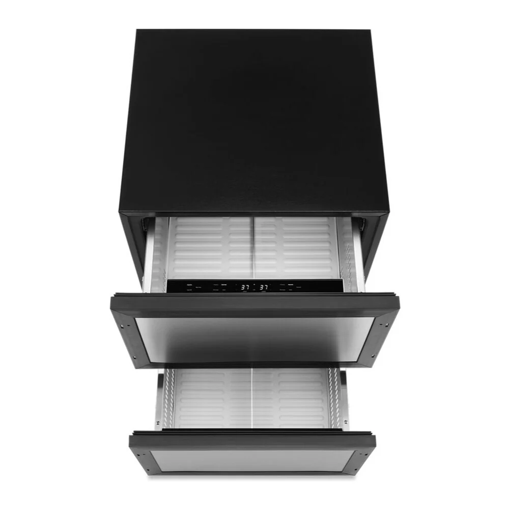 JennAir 24 inch Double Drawer Refrigerator with 4.7 cu. ft. Capacity, Obsidian Interior and Smooth Close Drawers in Panel Ready, JUDFP242HX - Image 3