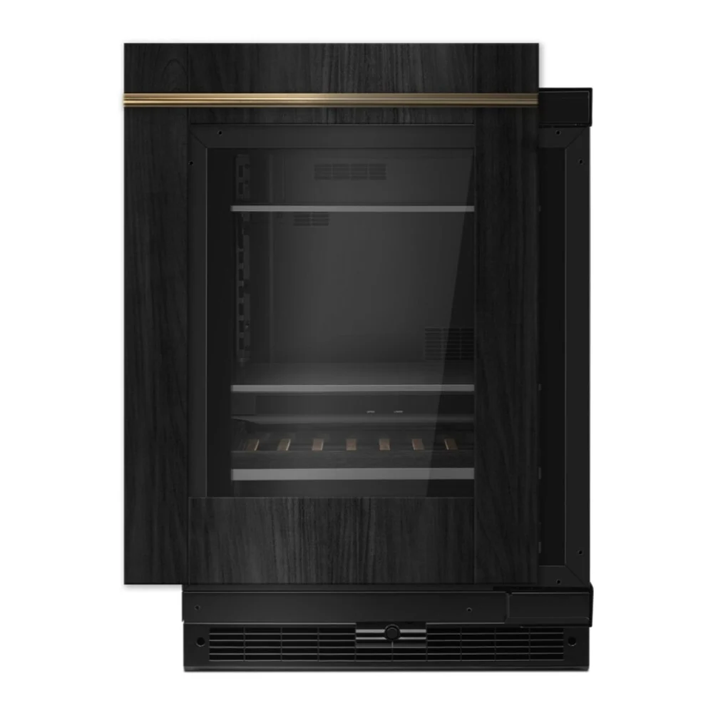 JennAir 24 inch Under Counter Beverage Center with Dual Temperature Zones, UV-Resistant Thermal Glass in Panel Ready, JUBFX242HX - Image 5