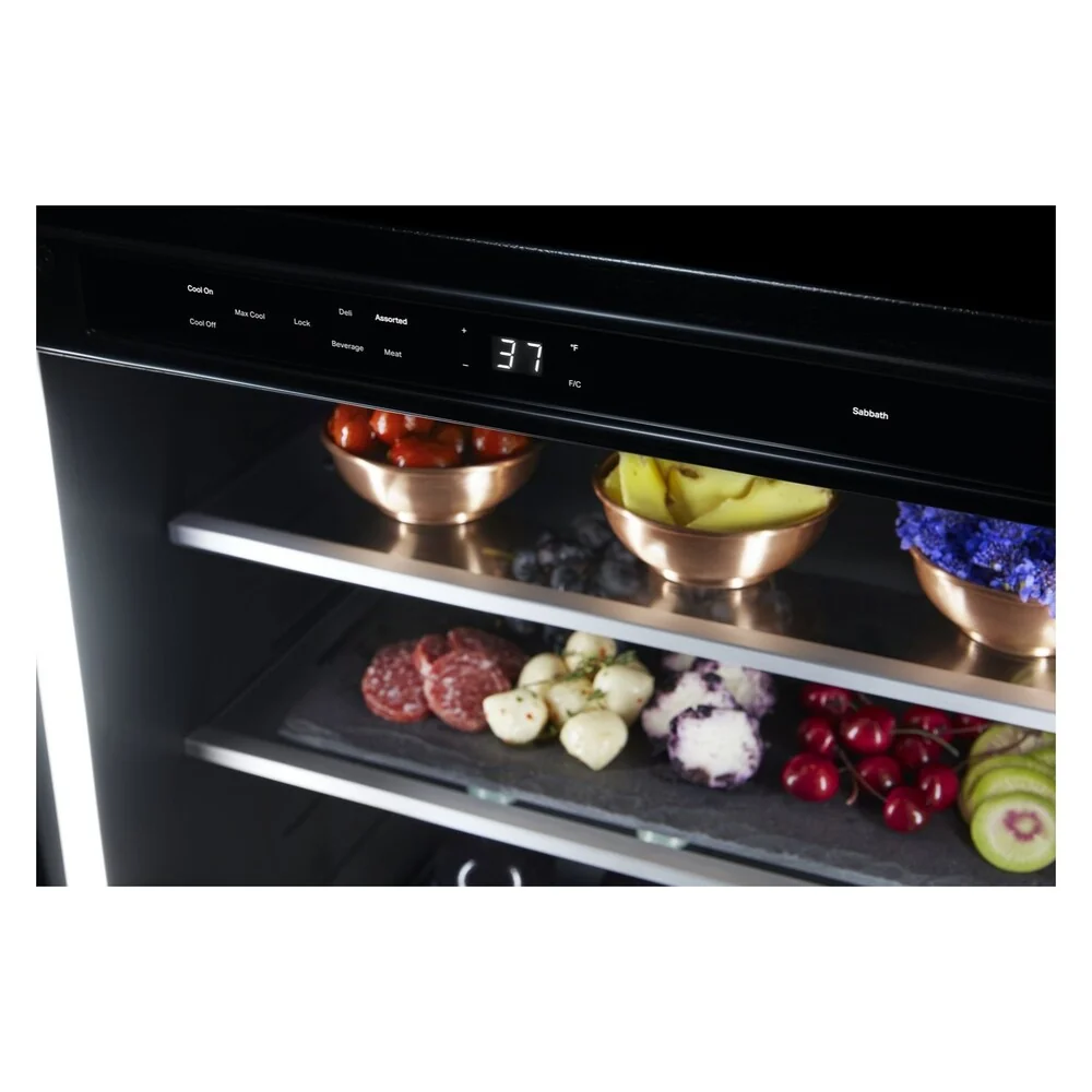 JennAir 24 inch Under Counter Refrigerator with 5 cu. ft. Capacity and Obsidian Interior in Panel Ready, JURF*242HX - Image 7