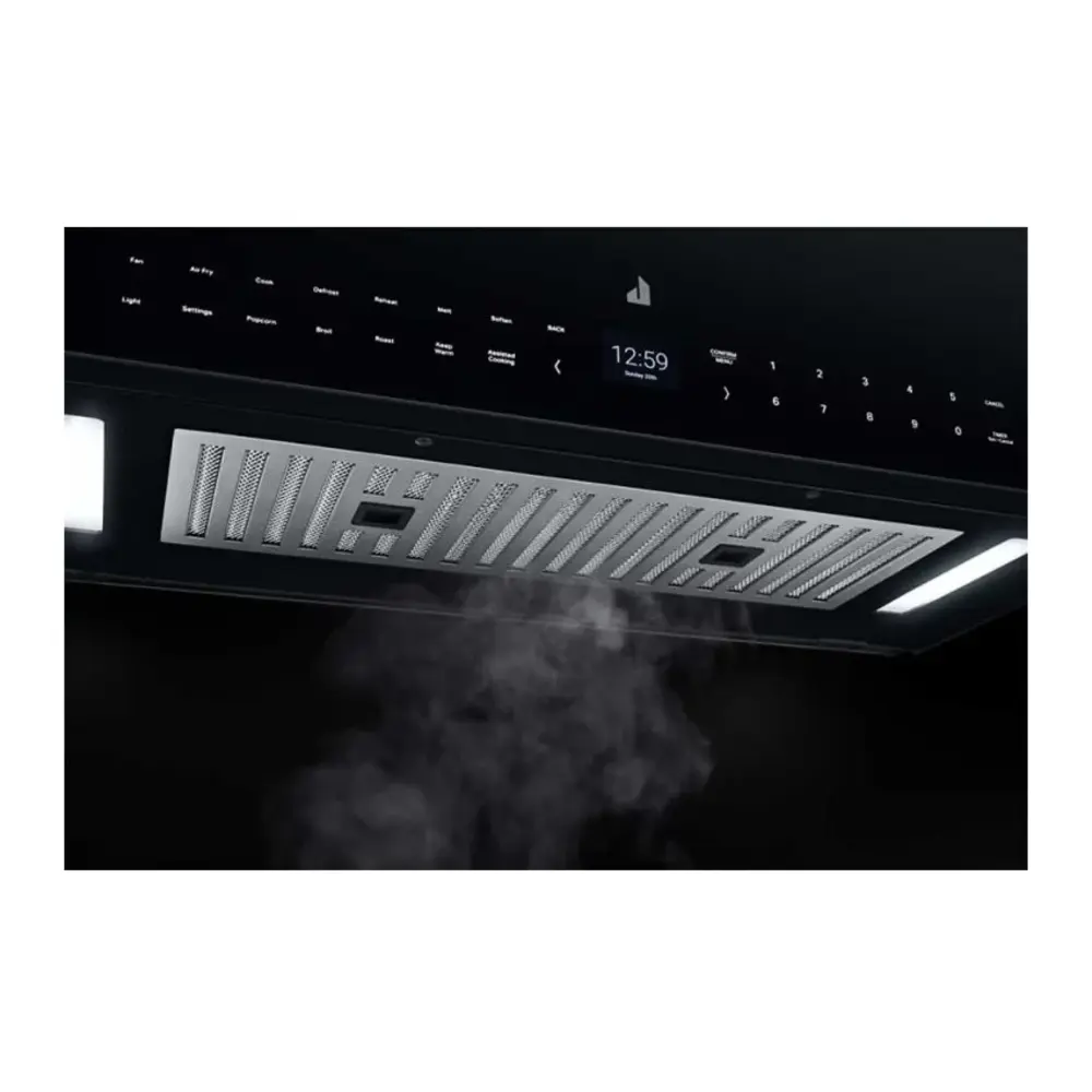 JennAir 30 inch Over the Range Microwave offers 1.1 cu. ft. Capacity, 400 CFM, Air Fry, in Floating Glass Black, JMHF730RBL - Image 4