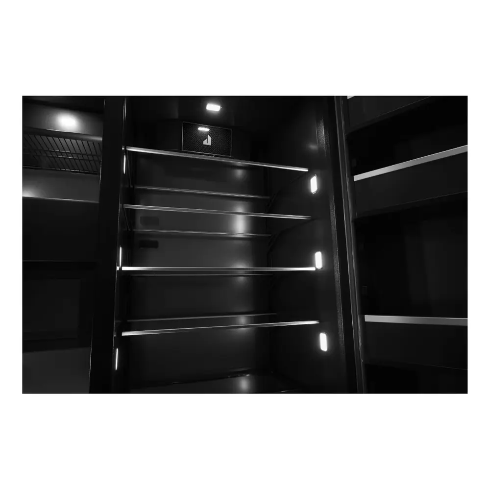 JennAir 42 inch Built-In Side by Side Refrigerator with 25.5 cu. ft. Capacity, Obsidian Black Interior in Panel Ready, JBSFS42NMX - Image 5