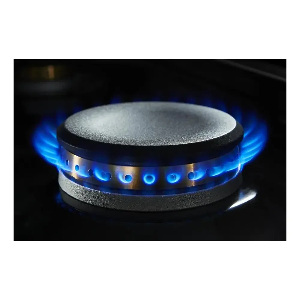 JennAir RISE 48 inch Gas Rangetop with 4 Sealed Brass Burners, Grill, Chrome-Infused Griddle, Dishwasher Safe Grates and Electronic Ignition with Flame-Sensing Reignition in Stainless Steel, JGCP748HL - Image 10
