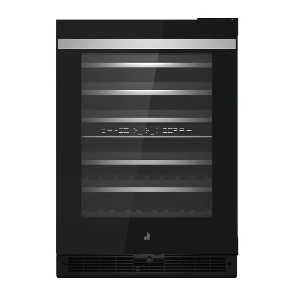 JennAir NOIR 24 inch Built-In Undercounter Wine Cellar with 45 Bottle Capacity, Independent Temperature Zones in Black, JUWF*242HM - Image 5