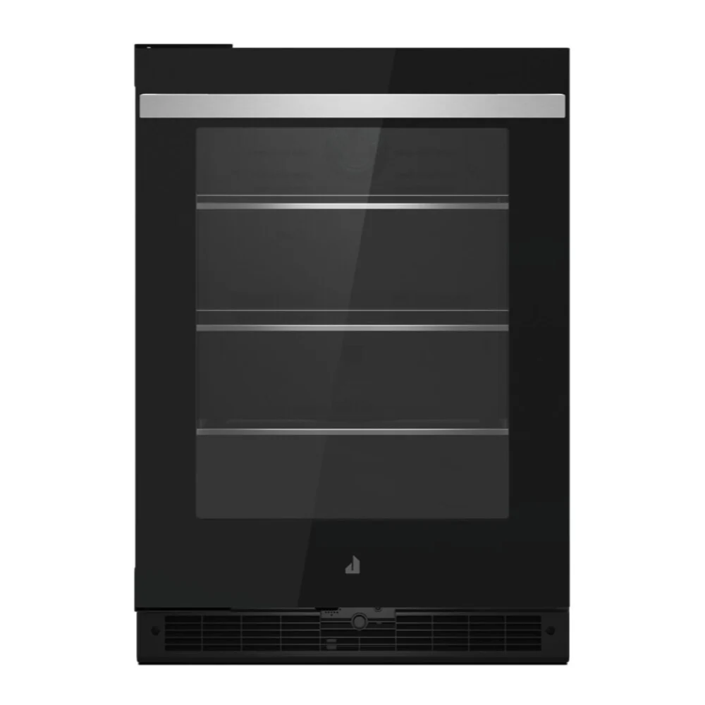JennAir NOIR 24 inch Under Counter Glass Door Refrigerator with 5.2 cu. ft. Capacity, Obsidian Interior and LED Lighting in Black, JUGF*242HM - Image 5