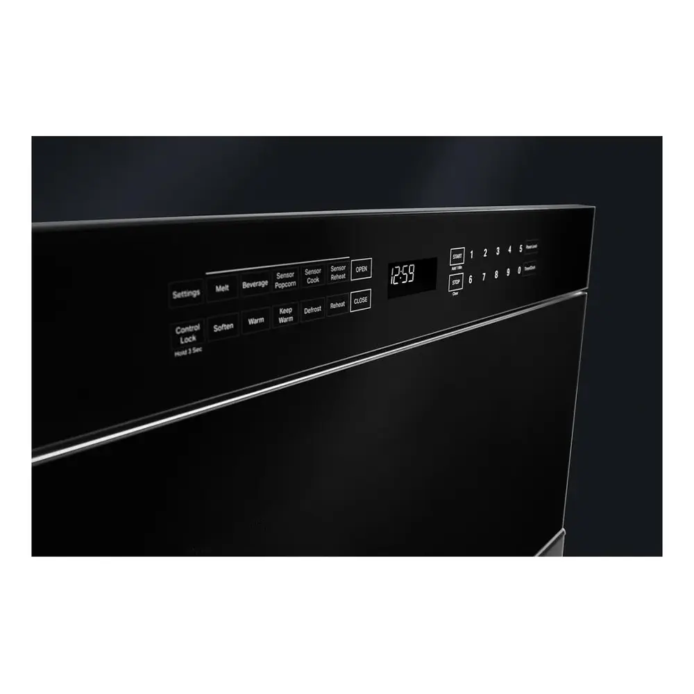 JennAir NOIR 24 inch Undercounter Drawer Microwave Oven with 1.2 cu. ft. Capacity, 950 Cooking Watts and One Touch Access in Floating Glass Black, JMDFS24HM - Image 8