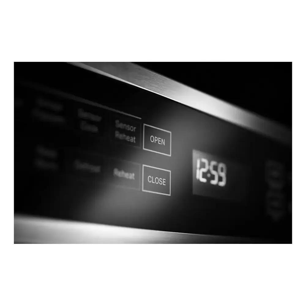 JennAir NOIR 24 inch Undercounter Drawer Microwave Oven with 1.2 cu. ft. Capacity, 950 Cooking Watts and One Touch Access in Floating Glass Black, JMDFS24HM - Image 9