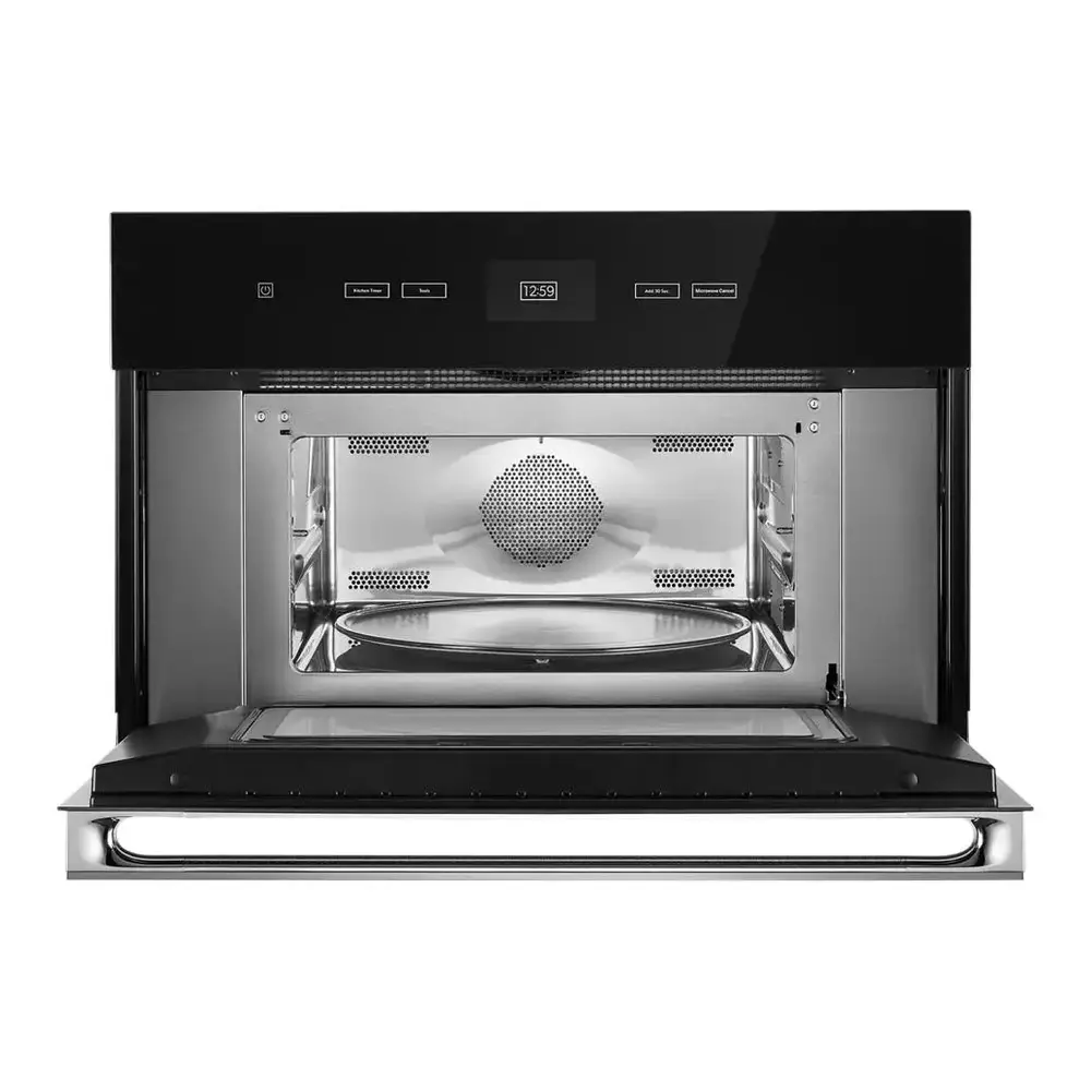 JennAir NOIR 30 inch Built-In Microwave with Speed-Cook, 1.4 cu. ft. Capacity, Smooth Close Door and Sensor Cooking in Floating Glass Black, JMC2430LM - Image 3