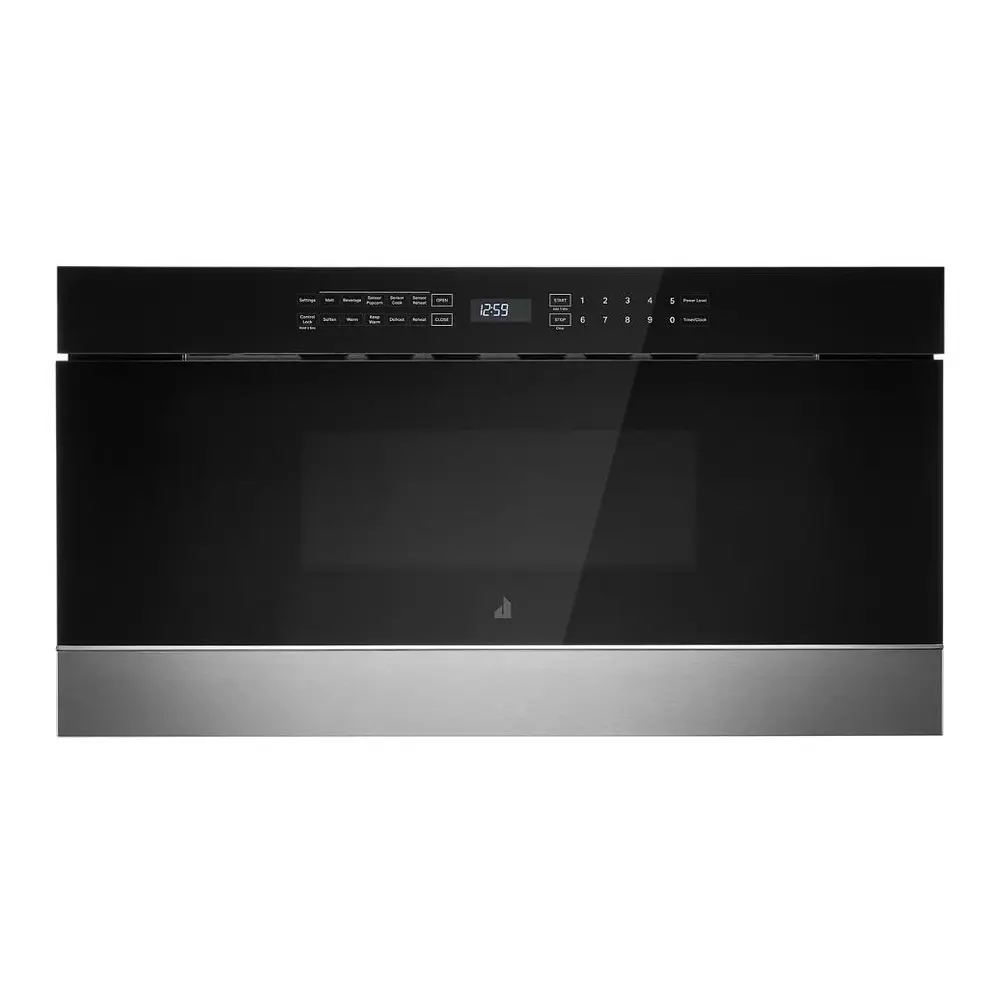 JennAir NOIR 30 inch Under Counter Microwave Drawer with 1.2 cu. ft. Capacity, 950 Watts Element, Sensor Reheat and Keep Warm in Floating Glass Black, JMDFS30HM - Image 8