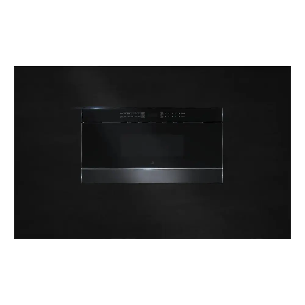 JennAir NOIR 30 inch Under Counter Microwave Drawer with 1.2 cu. ft. Capacity, 950 Watts Element, Sensor Reheat and Keep Warm in Floating Glass Black, JMDFS30HM - Image 9