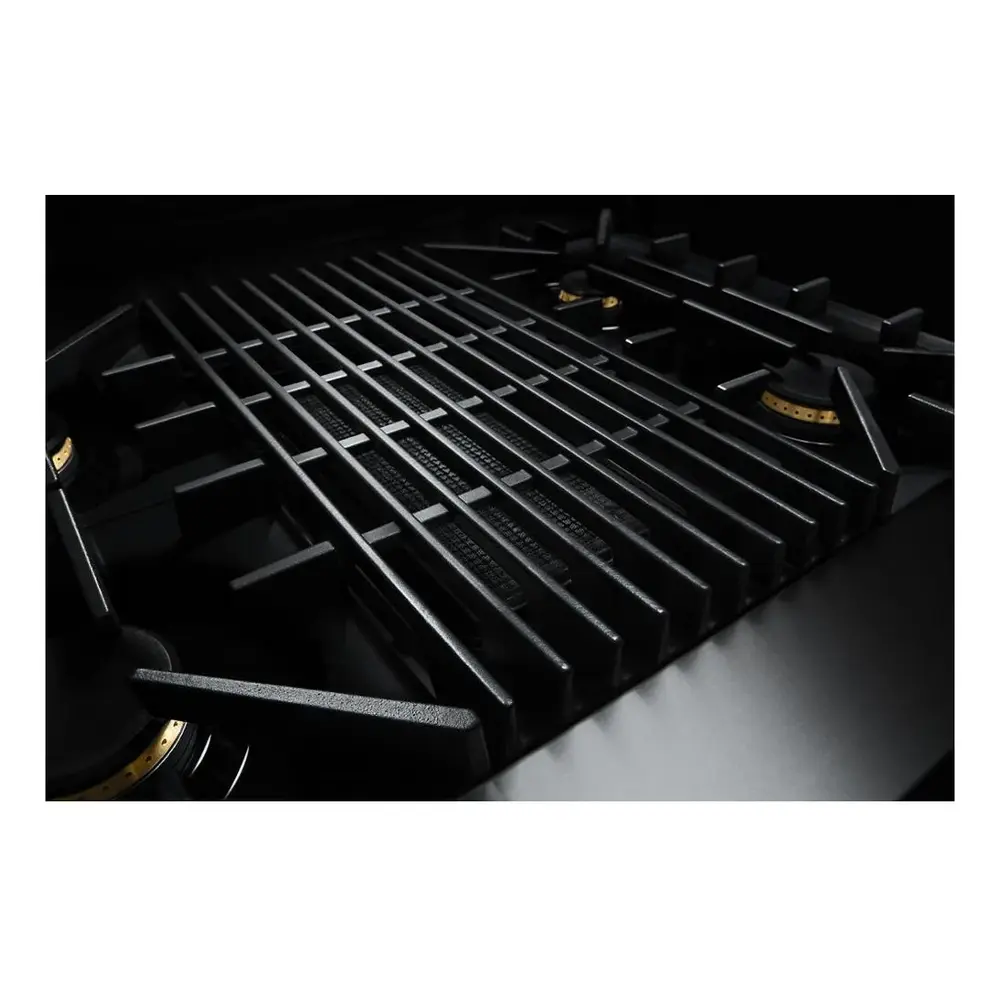 JennAir NOIR 36 inch Smart Gas Range with 5.1 cu. ft Oven Capacity, 4 Sealed Burners, Infrared Grill, Remote Access, Cast Iron Grates, in Stainless Steel, JGRP636HM - Image 14
