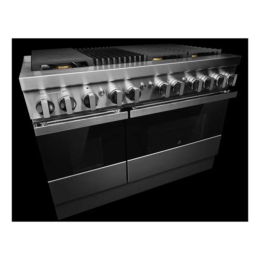 JennAir NOIR 48 inch Smart Dual Fuel Professional Range with 6.3 cu. ft. Total Capacity, 6 Burners, Grill, Dual-Fan Convection and Sabbath Mode in Stainless Steel, JDRP648HM - Image 5