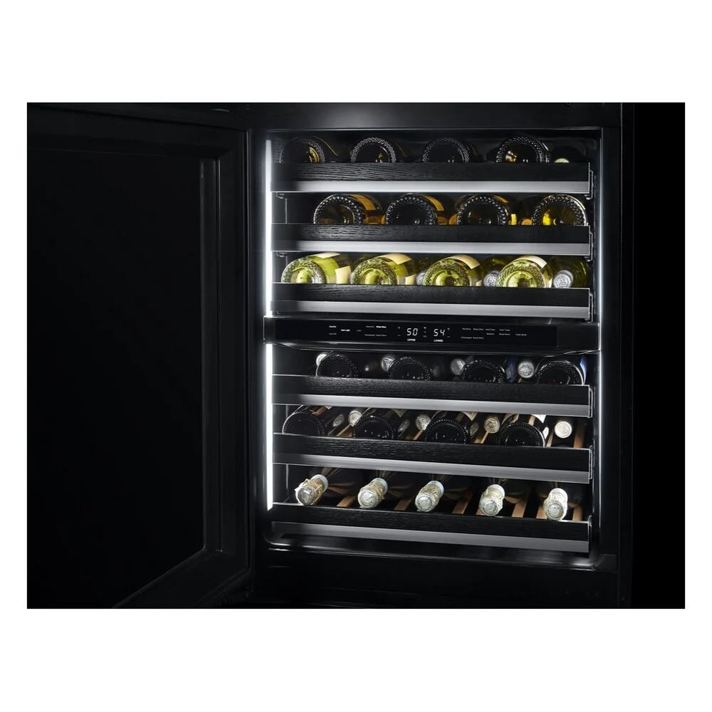 JennAir RISE 24 inch Built-In Undercounter Wine Cellar with 45 Bottle Capacity, Independent Temperature Zones in Stainless Steel, JUWF*242HL - Image 7