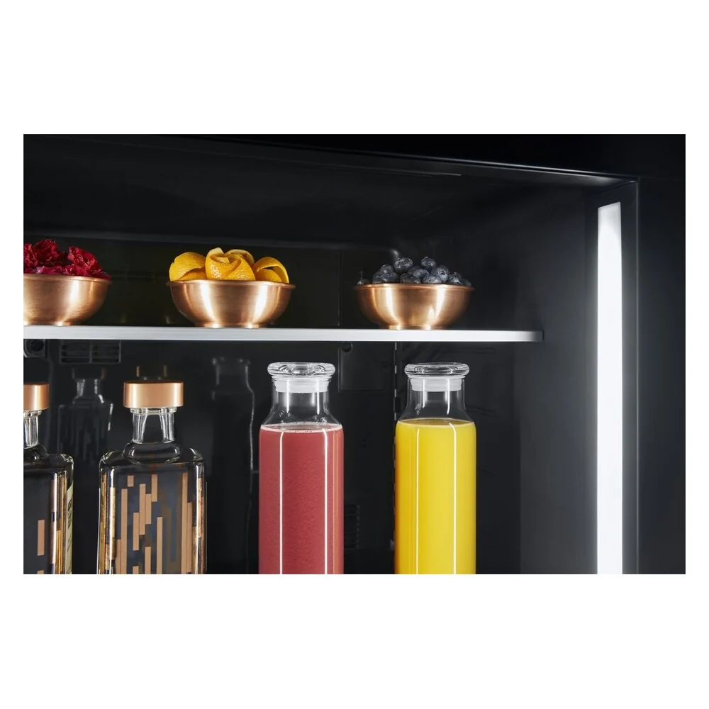 JennAir RISE 24 inch Under Counter Beverage Center with Dual Temperature Zones, UV-Resistant Thermal Glass in Stainless Steel, JUBF*242HL - Image 10