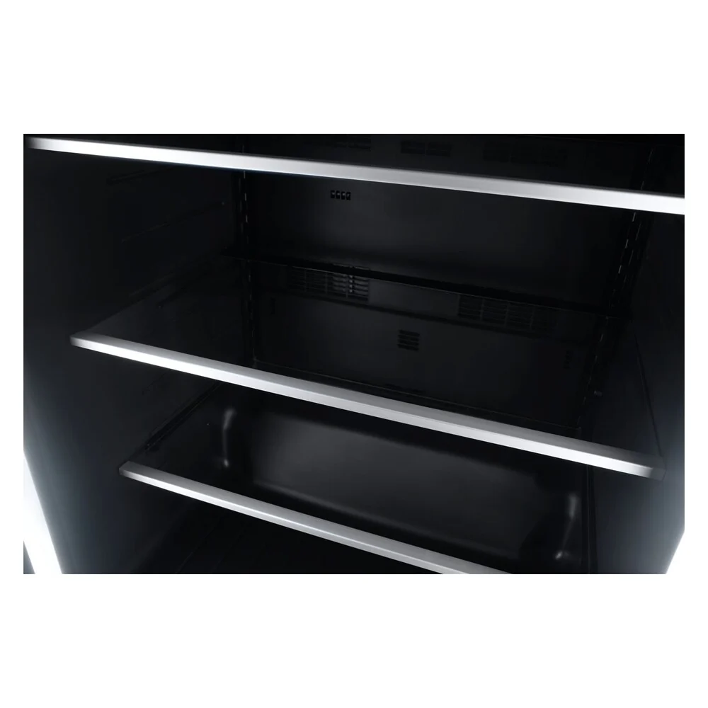 JennAir RISE 24 inch Under Counter Glass Door Refrigerator with 5.2 cu. ft. Capacity, Obsidian Interior and LED Lighting in Stainless Steel, JUGF*242HL - Image 7