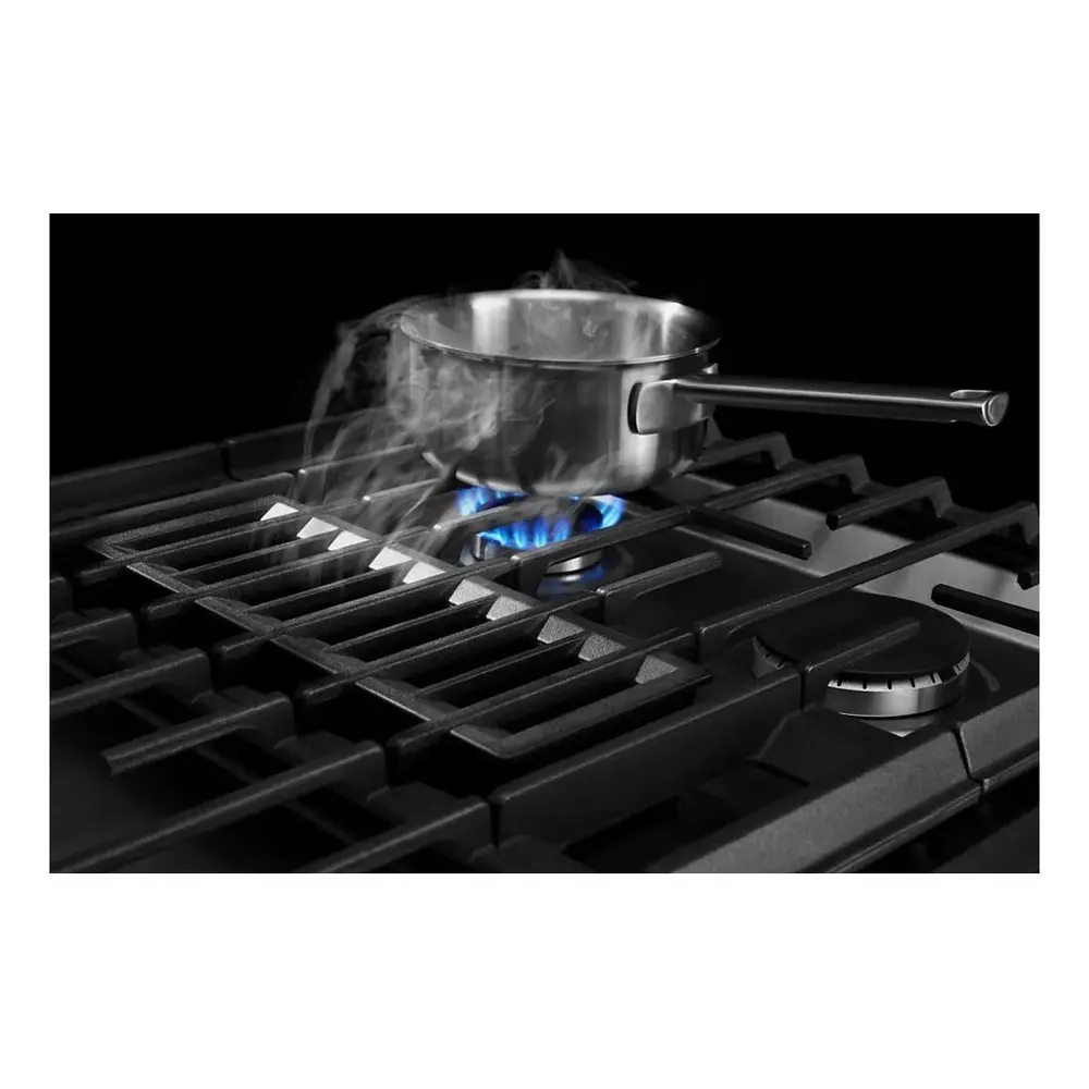 JennAir RISE 30 inch Dual Fuel Slide-In Range with Downdraft Ventilation, 4 Burners, 6.2 cu. ft. Oven Capacity with True Convection, Air Fry, AquaLift Self-Cleaning Technology, in Stainless Steel, JDS1750ML - Image 8