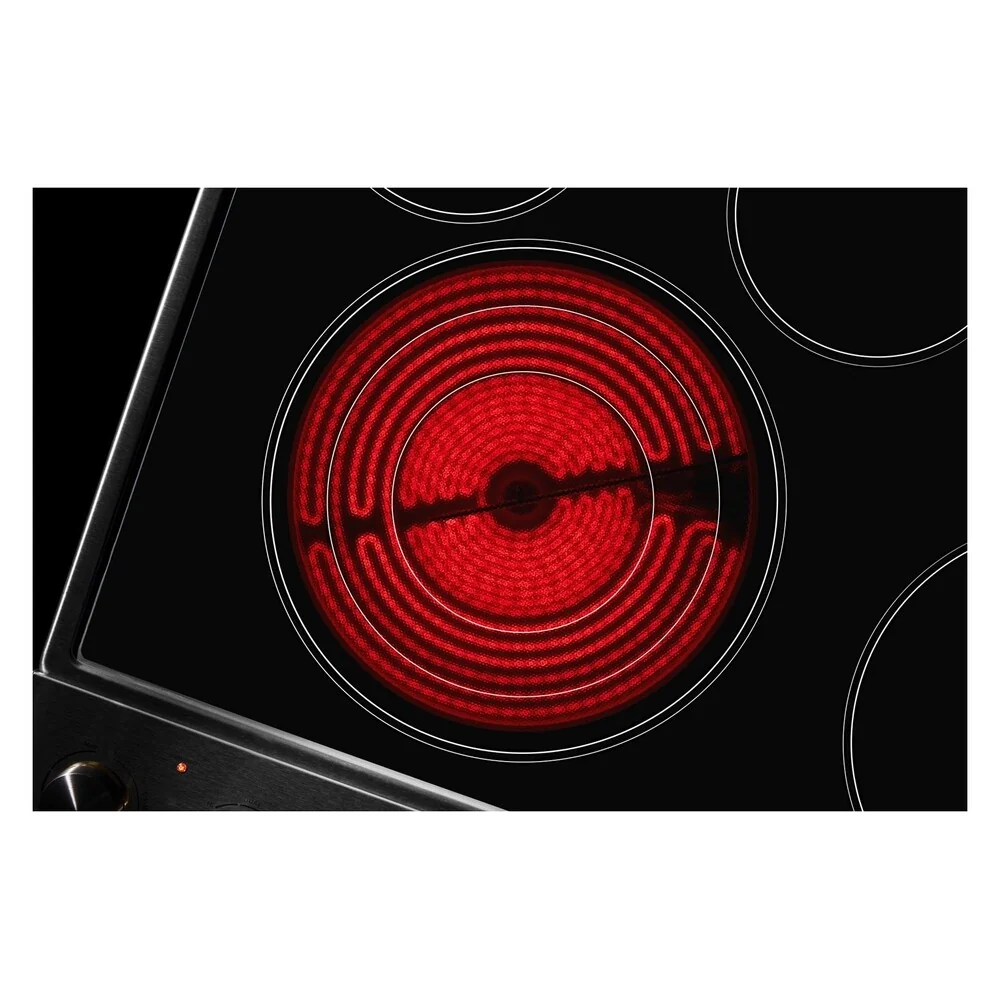 JennAir RISE 30 inch Electric Slide-In Range with 5 Elements, 6.8 cu. ft. Oven Capacity, Die-Cast Metal Knobs, Baking Drawer, Air Fry, AquaLift Self-Cleaning Technology, in Stainless Steel, JES1450ML - Image 8
