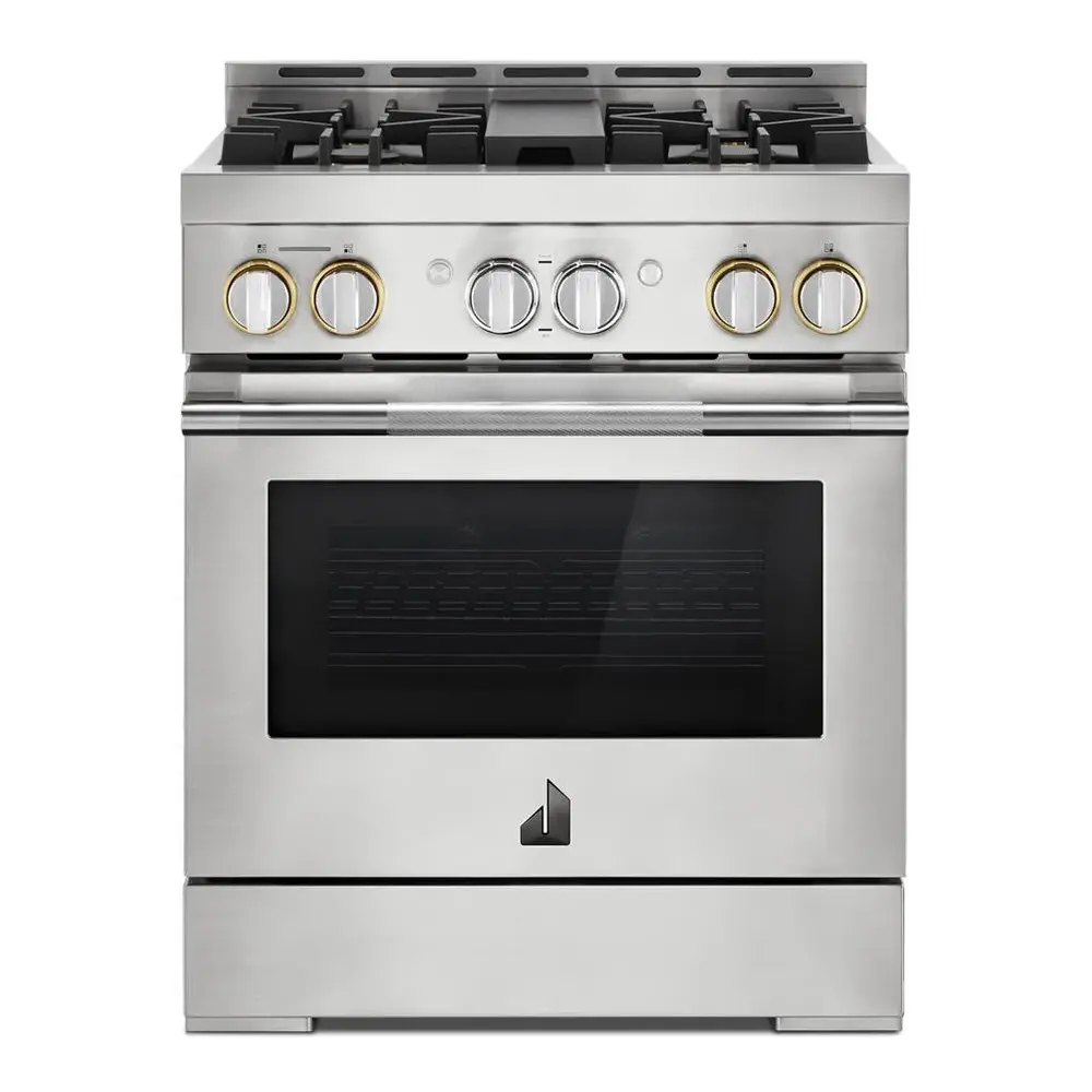 JennAir RISE 30 inch Gas Professional Range with 4 Sealed Burners, 4.1 cu. ft. Oven Capacity, Smart Integration, CustomClean with Automatic Lock, Sabbath Mode, in Stainless Steel, JGRP430HL - Image 3