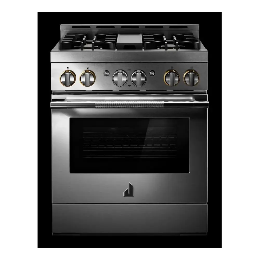 JennAir RISE 30 inch Gas Professional Range with 4 Sealed Burners, 4.1 cu. ft. Oven Capacity, Smart Integration, CustomClean with Automatic Lock, Sabbath Mode, in Stainless Steel, JGRP430HL - Image 6