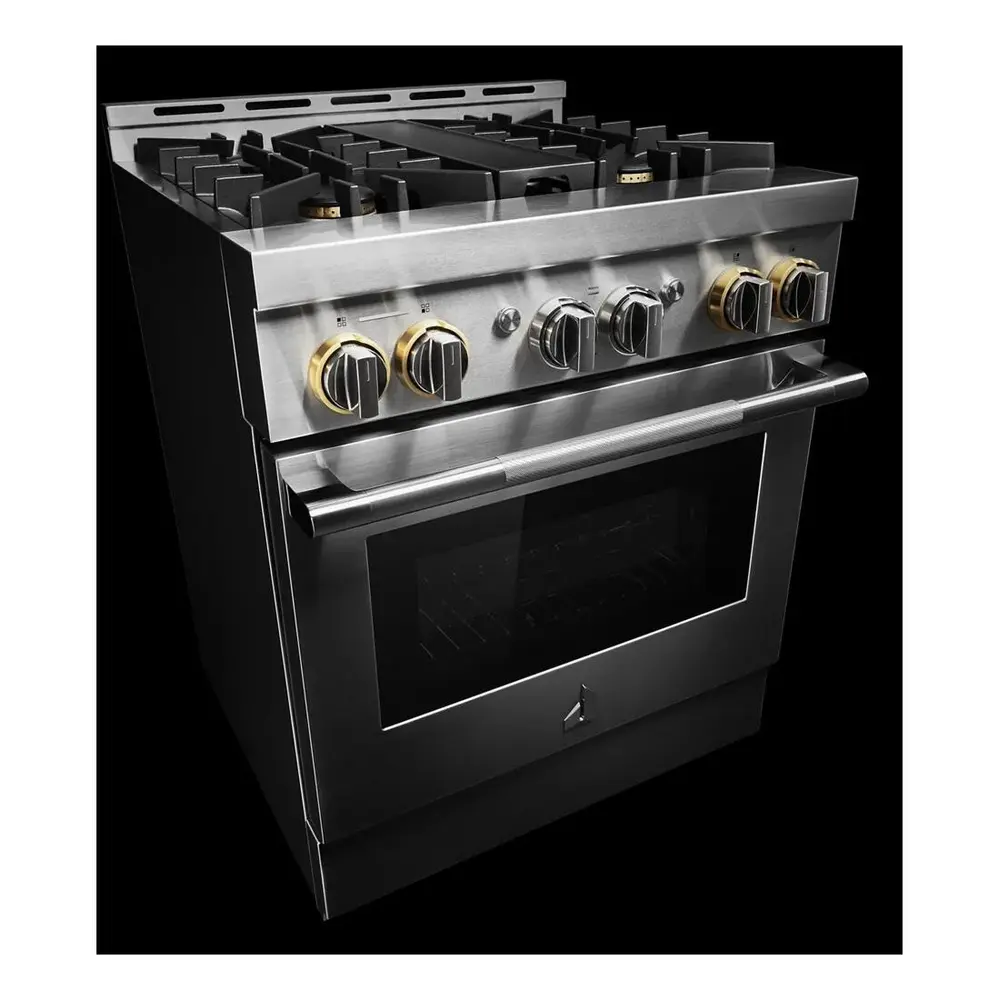 JennAir RISE 30 inch Gas Professional Range with 4 Sealed Burners, 4.1 cu. ft. Oven Capacity, Smart Integration, CustomClean with Automatic Lock, Sabbath Mode, in Stainless Steel, JGRP430HL - Image 7