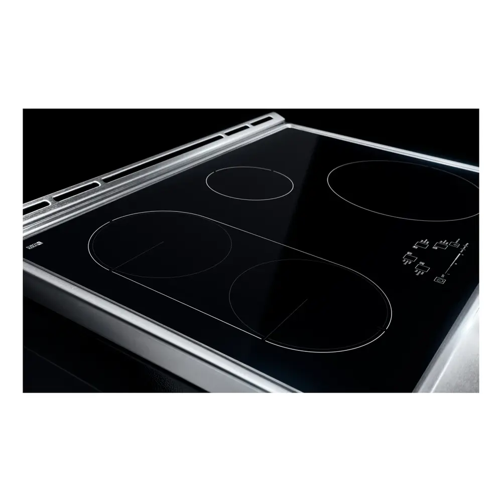 JennAir RISE 30 inch Induction Slide-In Range with 4 Cooking Zones, True Convection Oven, Assisted Cooking, Emotive Controls, Bridge Function, in Stainless Steel, JIS1450ML - Image 11