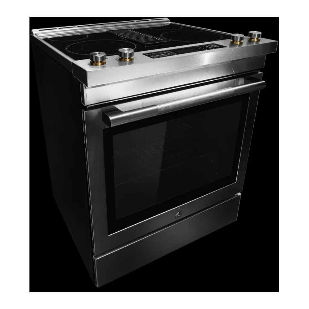 JennAir RISE 30 inch Slide-In Electric Range with Downdraft Ventilation, 4 Elements, 6.2 cu. ft. Oven Capacity with True Convection, Air Fry, AquaLift Self-Cleaning Technology, in Stainless Steel JES1750ML - Image 5