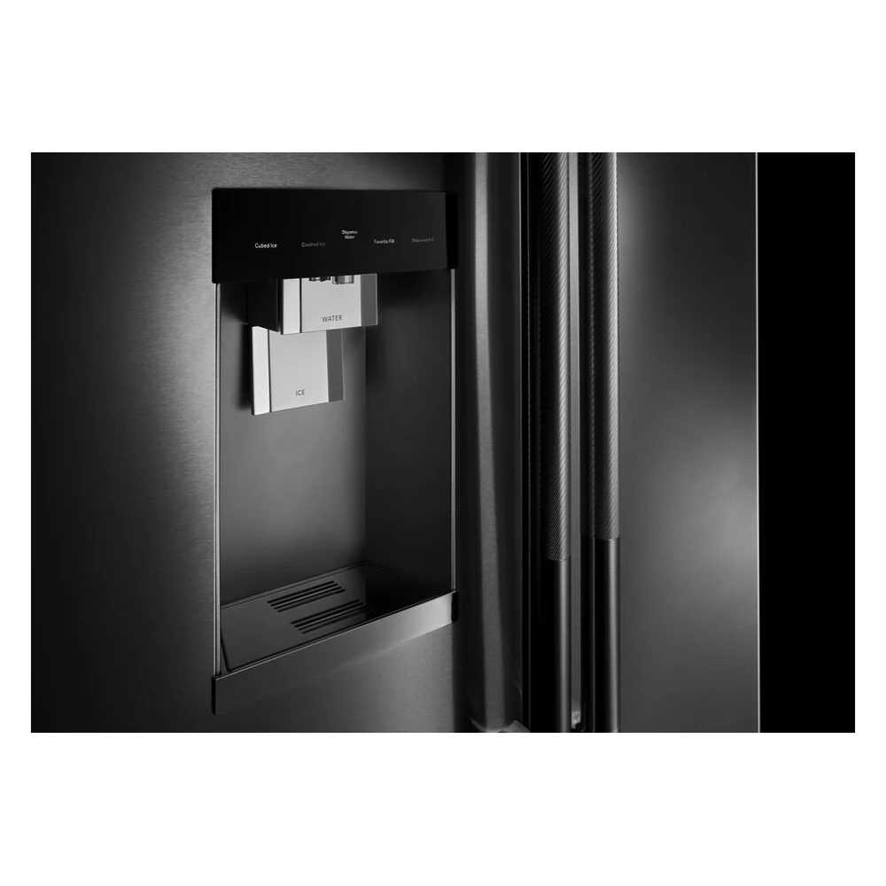 JennAir RISE 36 inch Smart French Door Counter Depth Refrigerator with 23.8 cu. ft. Capacity, and Obsidian Interior in Stainless Steel, JFFCC72EHL - Image 5