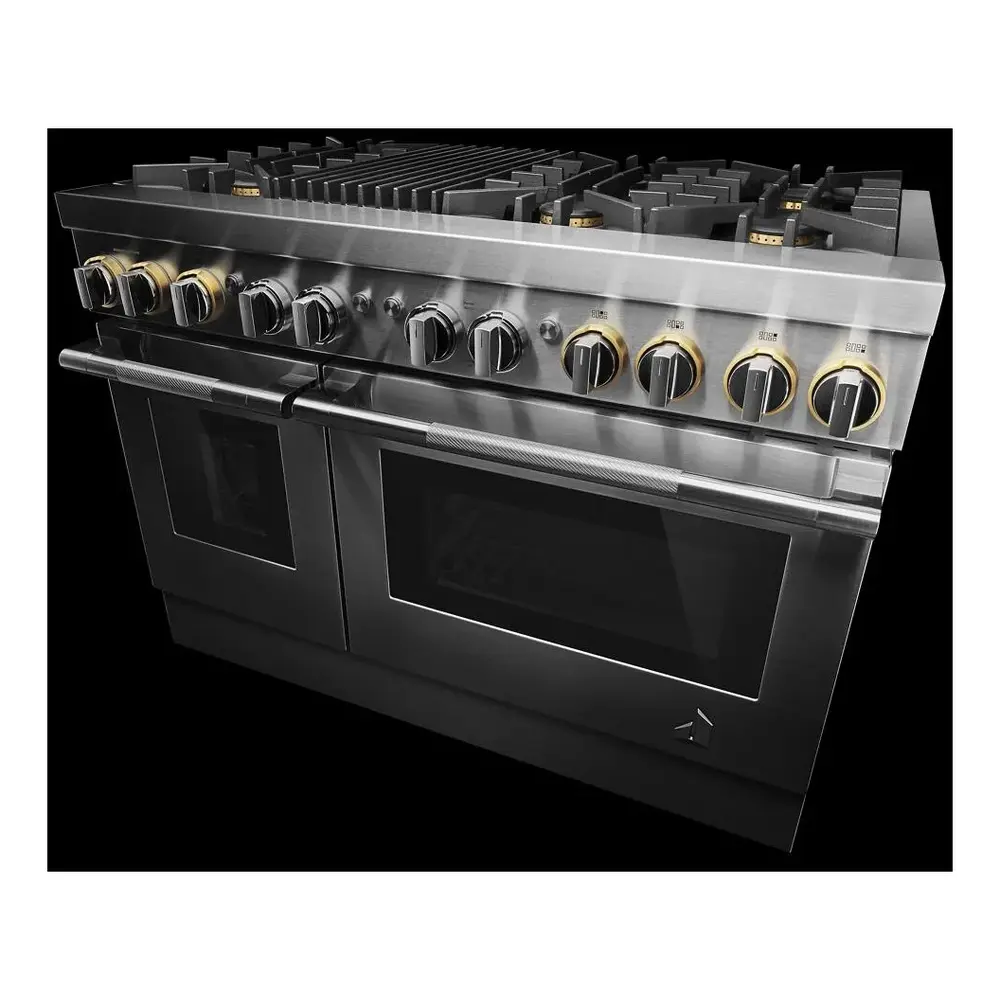 JennAir RISE 48 inch Smart Dual Fuel Professional Range with 6.3 cu. ft. Total Capacity, 6 Burners, Grill, Dual-Fan Convection and Sabbath Mode in Stainless Steel, JDRP648HL - Image 7
