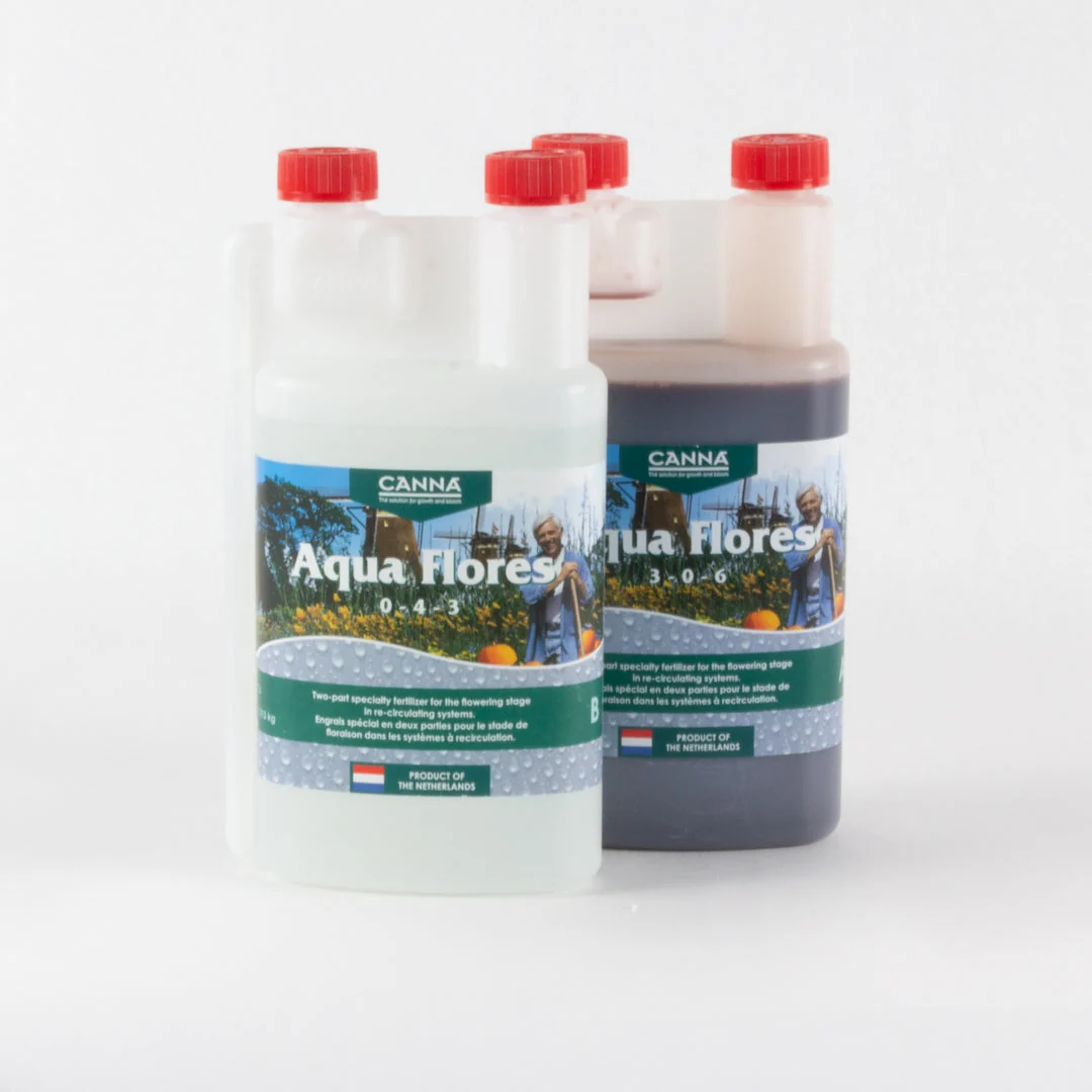 Just Vertical Canna Aqua Flores A&B Nutrients
