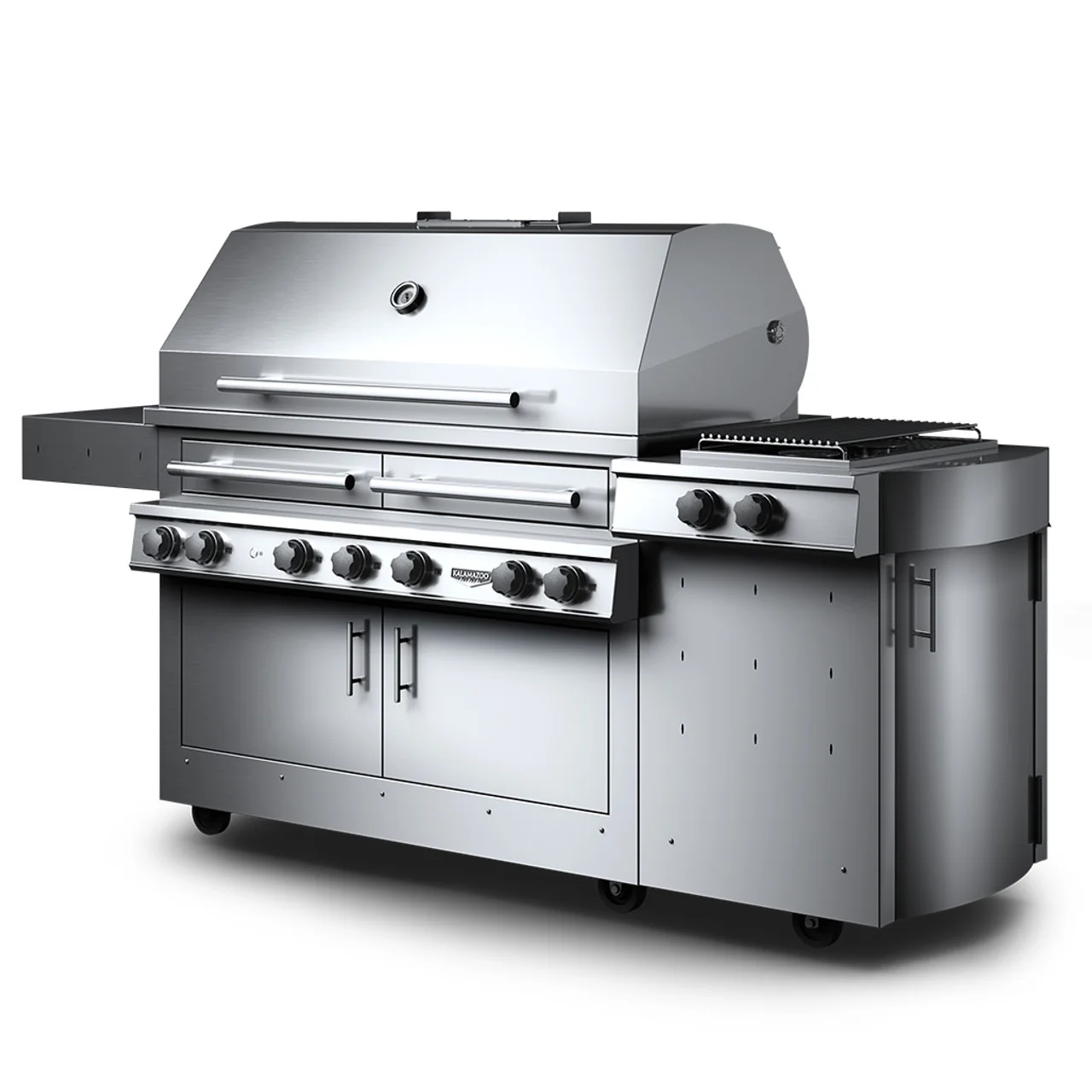 Kalamazoo K1000HS Freestanding Hybrid Fire Grill with Side Burner - K1000HS - Image 2