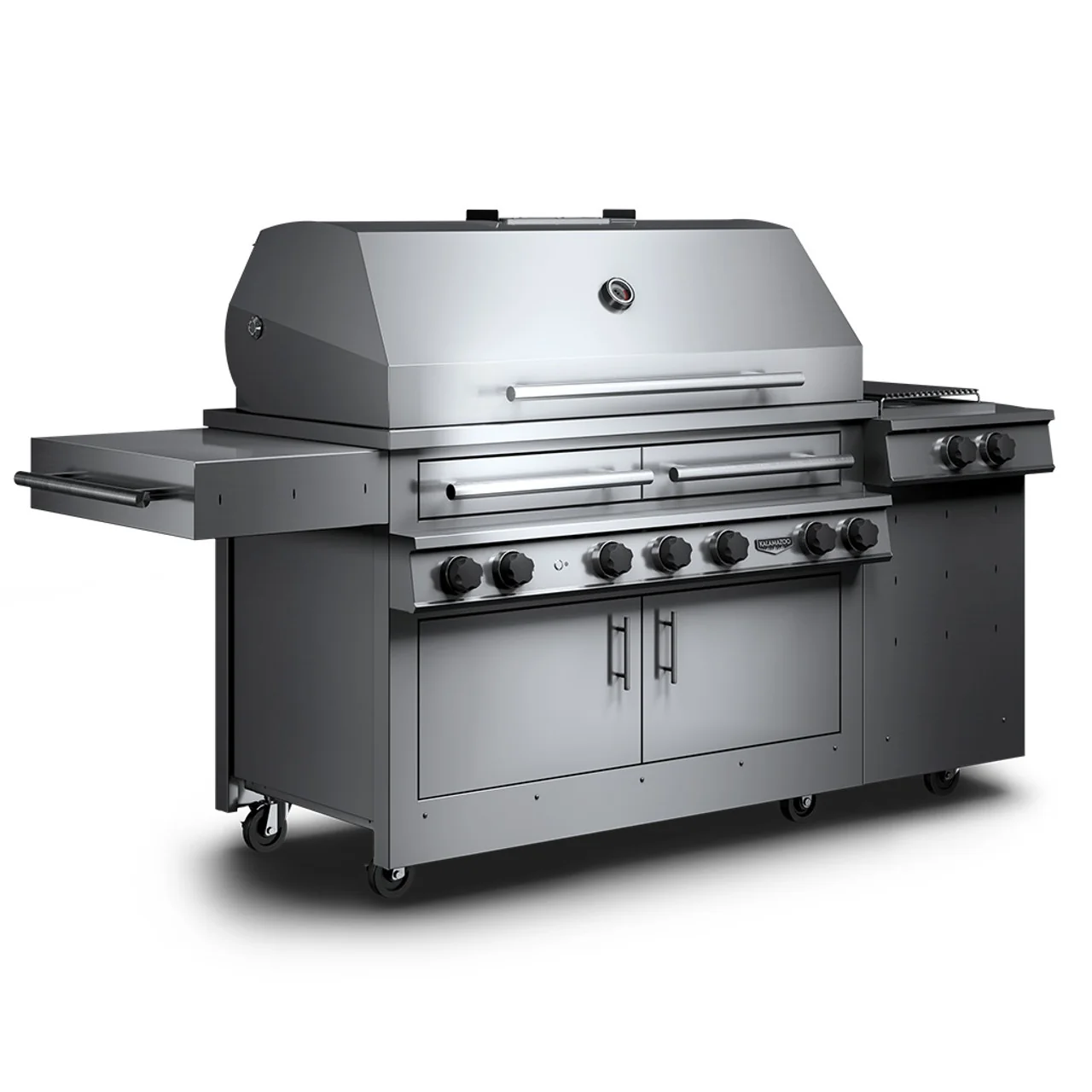 Kalamazoo K1000HS Freestanding Hybrid Fire Grill with Side Burner - K1000HS - Image 3