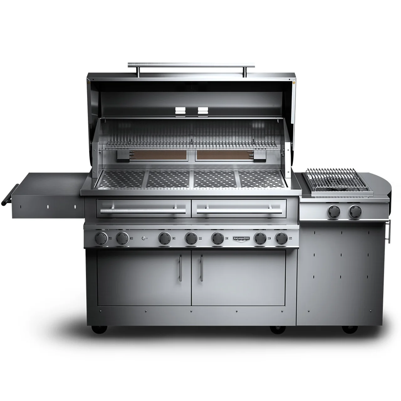 Kalamazoo K1000HS Freestanding Hybrid Fire Grill with Side Burner - K1000HS - Image 4
