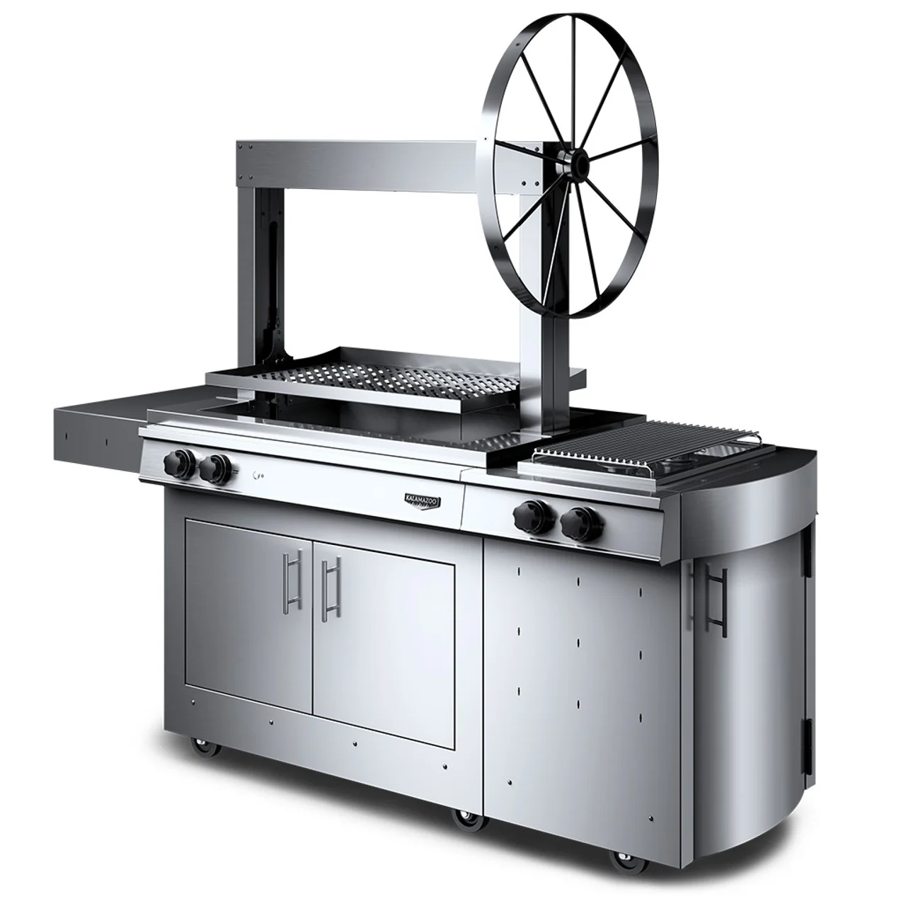 Kalamazoo K750GS Gaucho Freestanding Wood-Fired Grill with Side Burner - Image 3