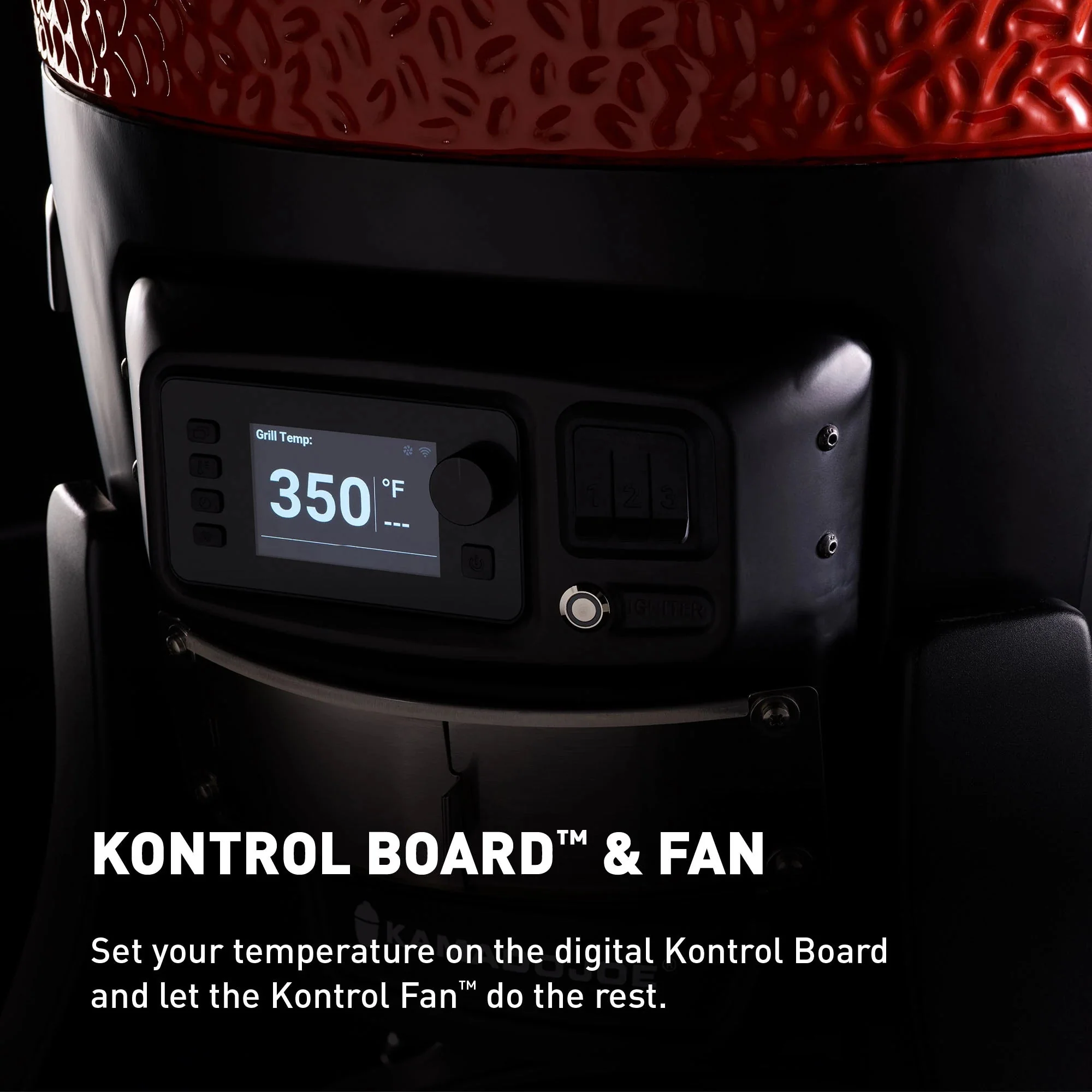 Kamado Joe Big Joe Konnected Joe Digital WiFi Charcoal Grill & Smoker - KJ15042425 - Image 11