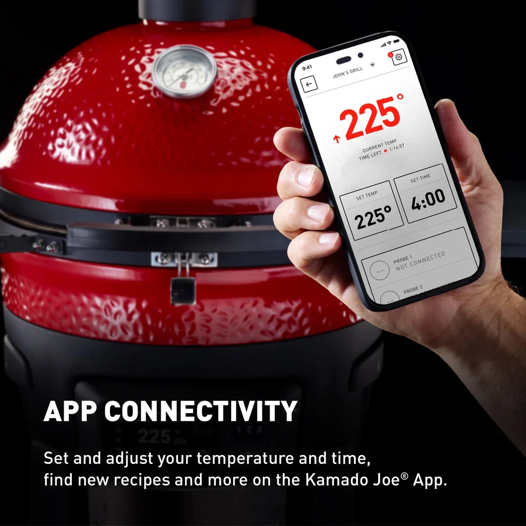 Kamado Joe Big Joe Konnected Joe Digital WiFi Charcoal Grill & Smoker - KJ15042425 - Image 12