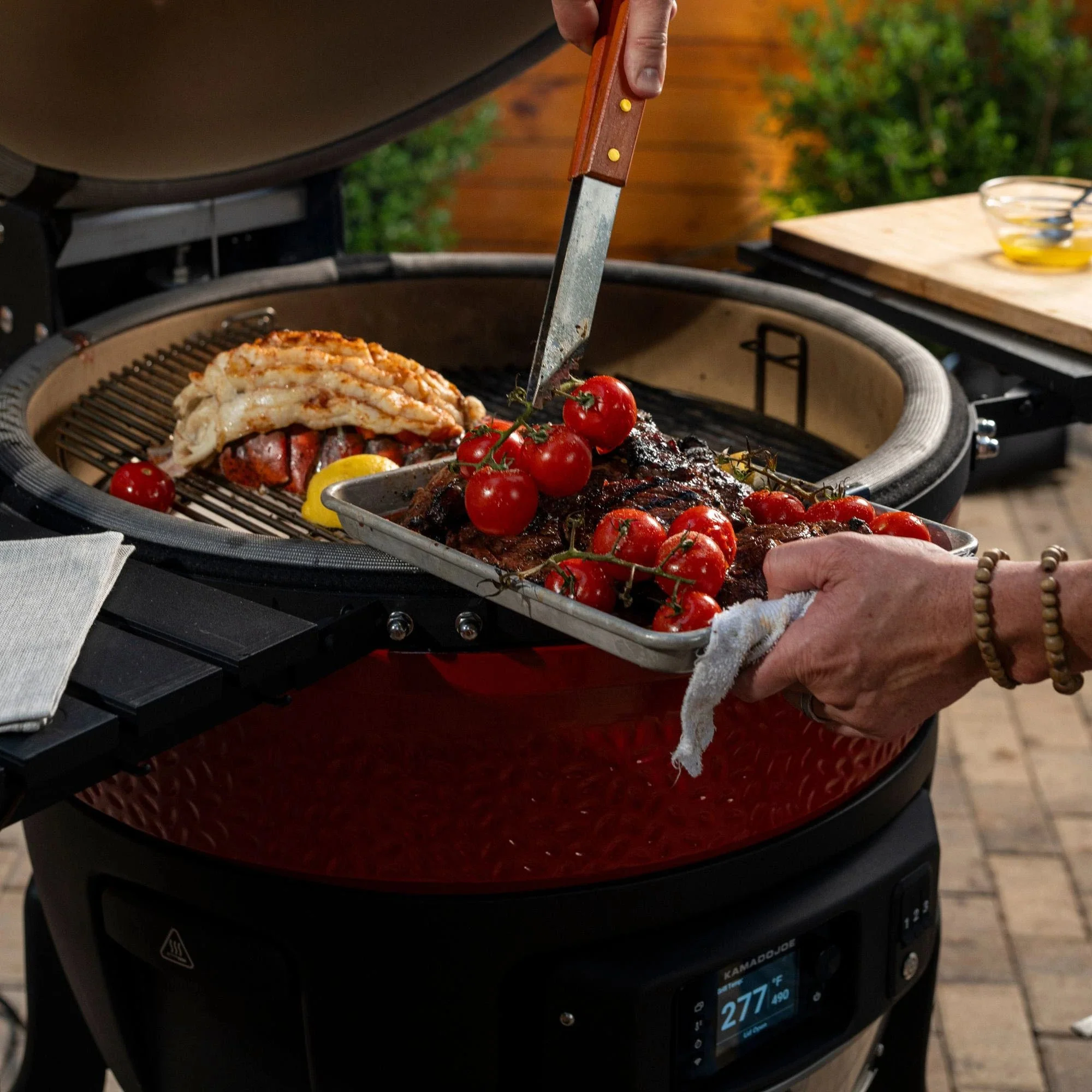 Kamado Joe Big Joe Konnected Joe Digital WiFi Charcoal Grill & Smoker - KJ15042425 - Image 5