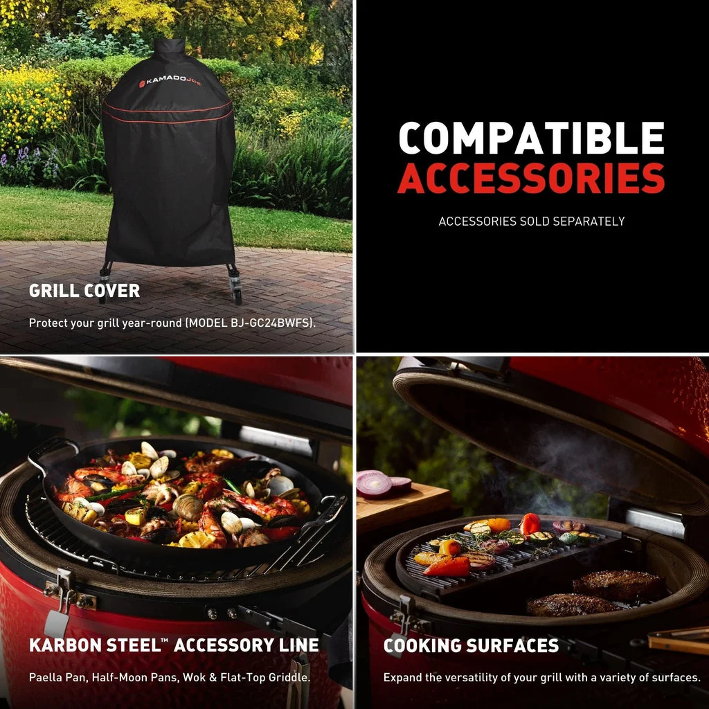 Kamado Joe Big Joe Konnected Joe Digital WiFi Charcoal Grill & Smoker - KJ15042425 - Image 7