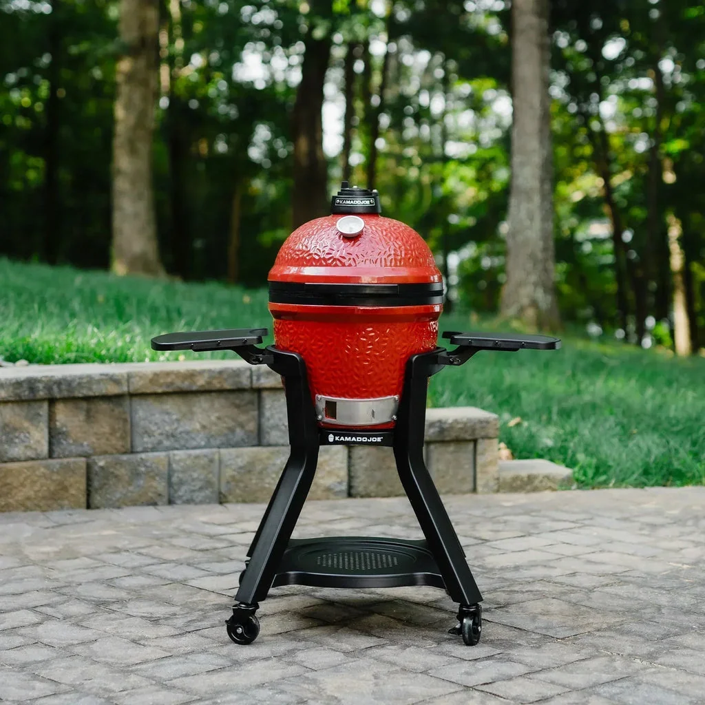 Kamado Joe Jr® Plus Short Cover and Cart with Side Shelves Bundle - KJ15040126 - Image 2
