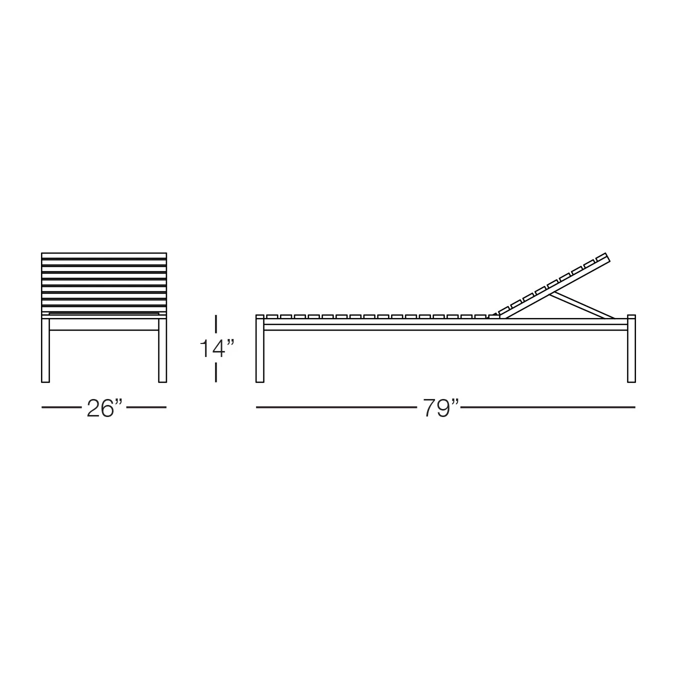 Kannoa Cali Chaise Lounge - Image 5