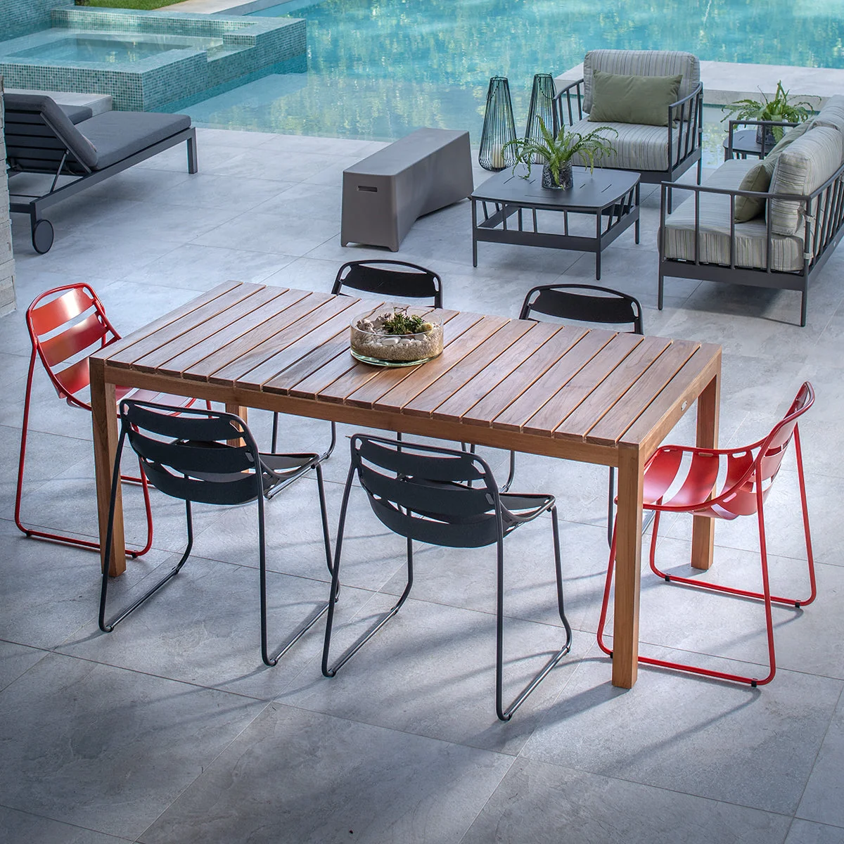 Kannoa Cali Rectangular Dining Table - Image 4