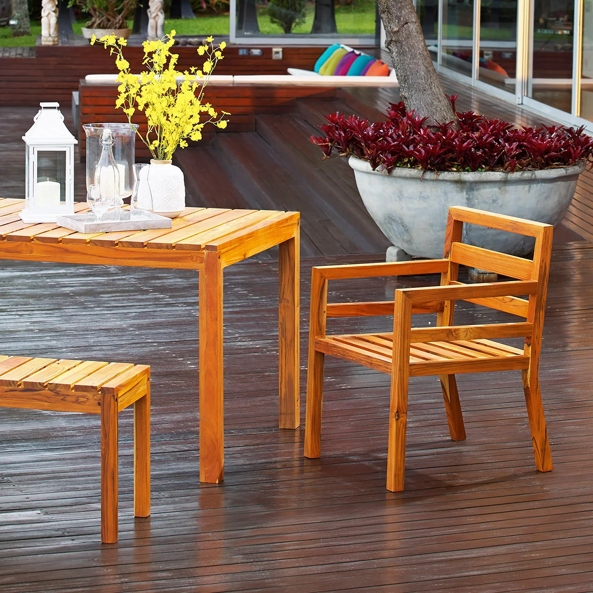 Kannoa Cali Square Dining Table - Image 2