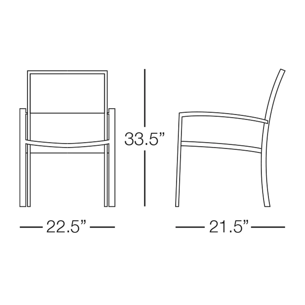 Kannoa Dominica Dining Chair with Arms - Image 4