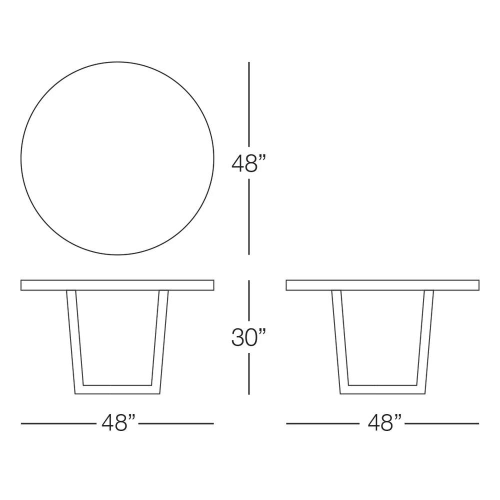Kannoa Harbin Round Dining Table - Image 3