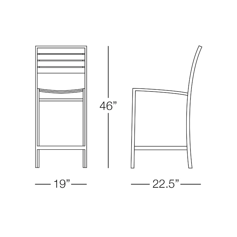 Kannoa Saint Barts Barstool - Image 5