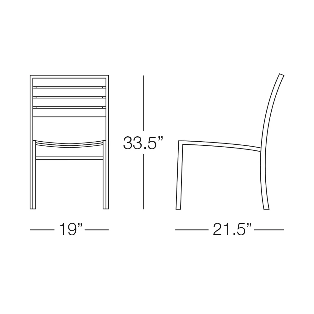 Kannoa Saint Barts Dining Chair - Image 4