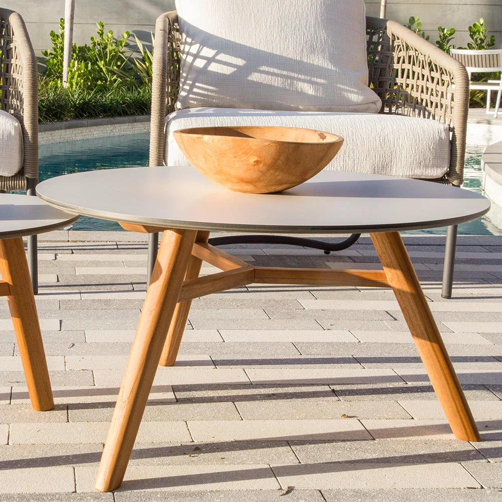 Kannoa Santorini Round Coffee Table - Image 2